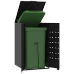 vidaXL Containerberging voor 1 container 69x79x117 cm staal, Doe-het-zelf en Verbouw, Verzenden, Nieuw