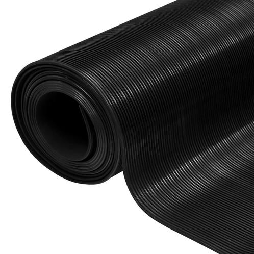 vidaXL Vloermat anti-slip 3 mm 1,5x4 m rubber fijne ribbel, Doe-het-zelf en Verbouw, Vloerdelen en Plavuizen, Nieuw, Verzenden