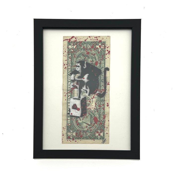 WhyCreationz (XX-XXI) - Dollar Art - Banksy Series: Monkey, Antiek en Kunst, Kunst | Designobjecten