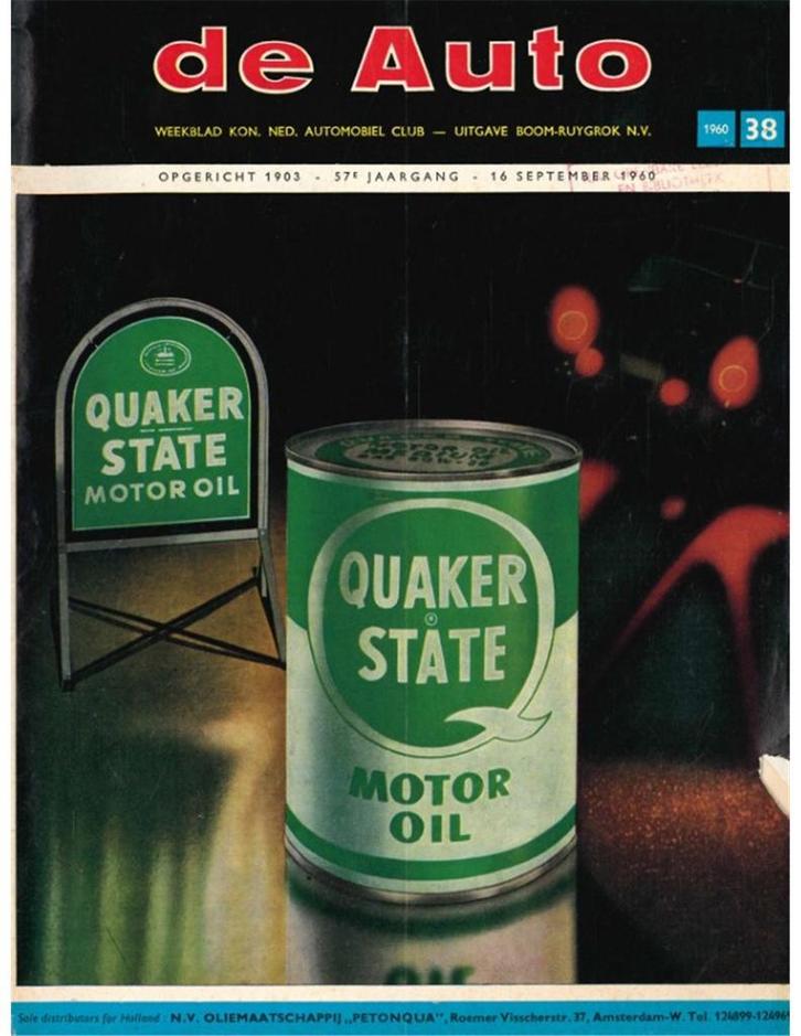 1960 DE AUTO MAGAZINE 38 NEDERLANDS, Boeken, Auto's | Folders en Tijdschriften