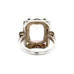 Queens ring 925 - Peach moonstone, Ophalen of Verzenden, Nieuw