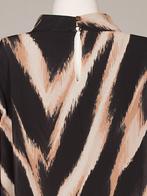 Top Blouson Diane Zwart, damestop met lange mouwen, Kleding | Dames, Tops, Verzenden, Nieuw