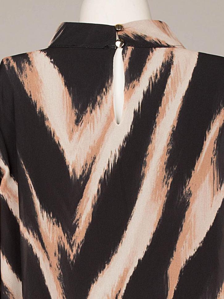 Top Blouson Diane Zwart, damestop met lange mouwen, Kleding | Dames, Tops, Verzenden