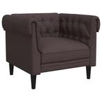 Chesterfield Fauteuil Bruin - Tweedekansje! - Interieurli..., Huis en Inrichting, Fauteuils, Minder dan 75 cm, Chesterfield, Nieuw