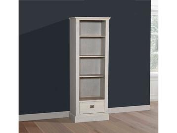 Alta Boekenkast met lade, H165 cm– Stone Grey