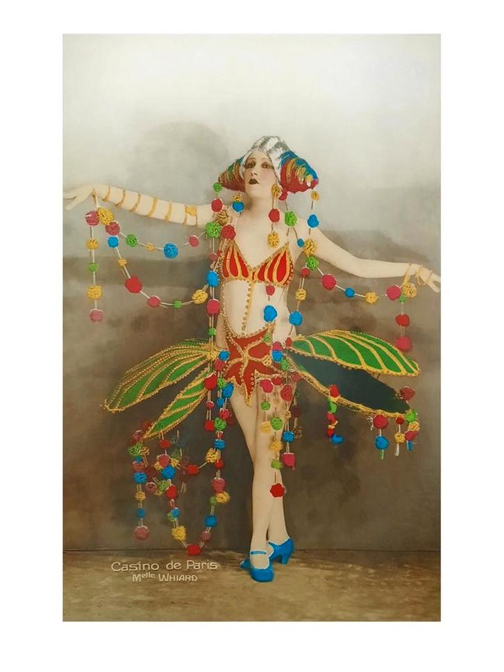 Kunstdruk - Casino de Paris Mlle Whiard 30x40cm, Huis en Inrichting, Woonaccessoires | Schilderijen, Tekeningen en Foto's, Nieuw