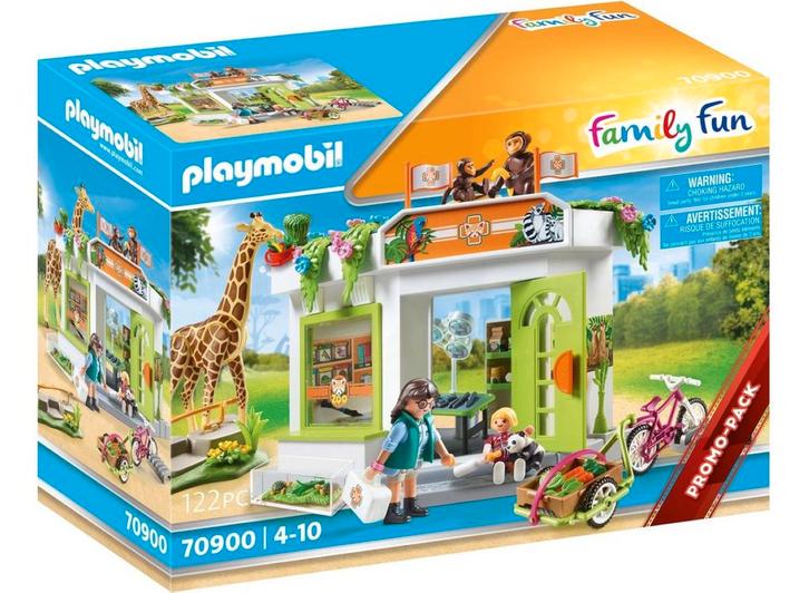 PLAYMOBIL Family Fun Dierenartspraktijk in de dierentuin, Hobby en Vrije tijd, Overige Hobby en Vrije tijd, Nieuw, Verzenden
