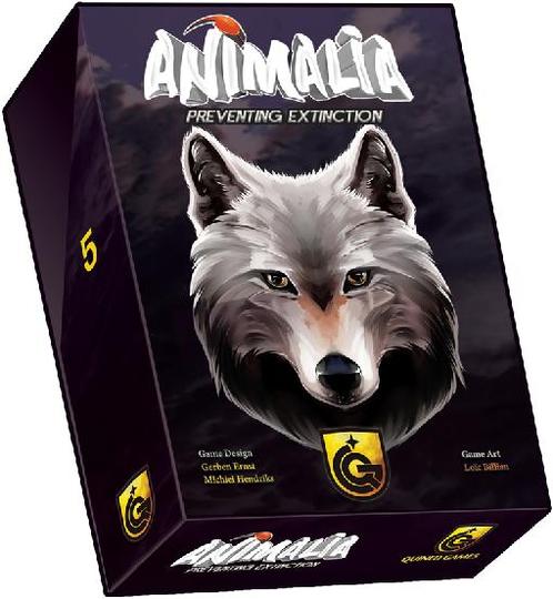 Animalia - Preventing Extinction | Quined Games -, Hobby en Vrije tijd, Gezelschapsspellen | Bordspellen, Nieuw, Verzenden