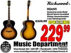 Richwood Heritage Series Jumbo Gitaar | Music Department, Muziek en Instrumenten, Snaarinstrumenten | Gitaren | Akoestisch, Ophalen of Verzenden