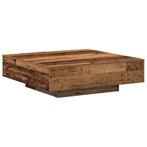 vidaXL Salontafel Oud Hout 100x100x31 cm Gemaakt van Hout, Huis en Inrichting, Tafels | Salontafels, 100 tot 150 cm, Verzenden