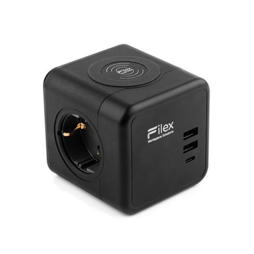 Filex QI Power Charge Point, opbouwmodule, Zakelijke goederen, Kantoor en Winkelinrichting | Kantoorartikelen, Ophalen of Verzenden