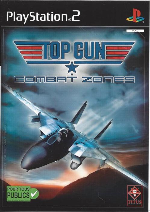 Playstation 2 Top Gun: Combat Zones, Spelcomputers en Games, Games | Sony PlayStation 2, Zo goed als nieuw, Verzenden