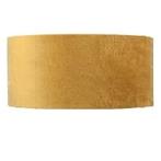 Stoffen lampenkap velvet | Oker Geel met Gouden binnenkant, Overige kleuren, 25 tot 50 cm, Rond, Nieuw
