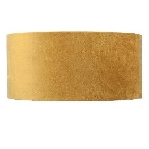 Stoffen lampenkap velvet | Oker Geel met Gouden binnenkant, Huis en Inrichting, Lampen | Lampenkappen, 25 tot 50 cm, Rond, Overige kleuren