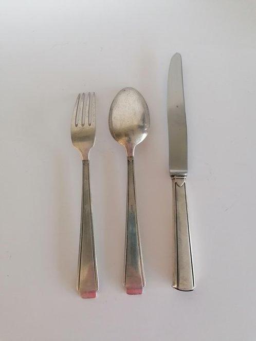 SBF Bremer silberwarenfabriek - Bestekset (3) - .800 zilver, Antiek en Kunst, Antiek | Goud en Zilver