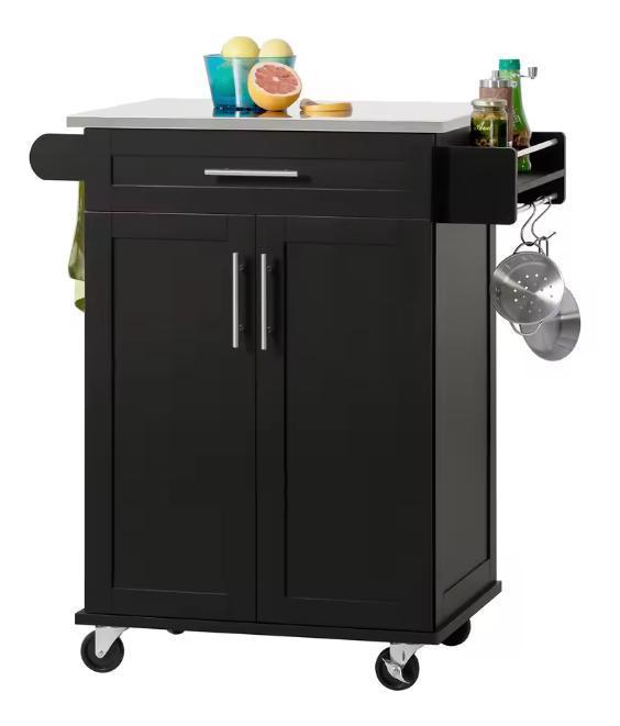 Keukentrolley met Kast, Lade & RVS Blad – 83x46x90 cm, Huis en Inrichting, Keuken | Keukenelementen, Nieuw, Verzenden