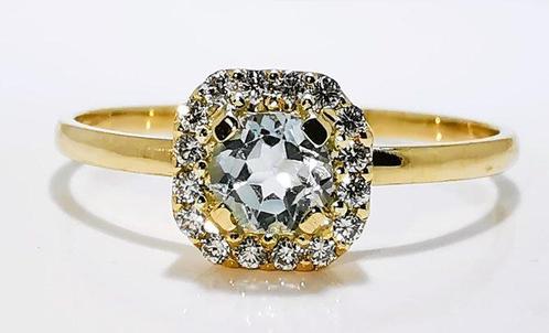 Zonder Minimumprijs - Ring - 14 karaat Geel goud - 0.27ct., Sieraden, Tassen en Uiterlijk, Ringen
