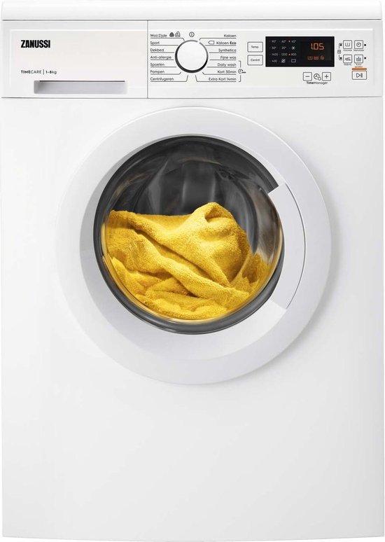 Zanussi ZWFN8245 - Wasmachine - 8 kg - 1400 tpm, Witgoed en Apparatuur, Wasmachines, Zo goed als nieuw, Voorlader, 85 tot 90 cm