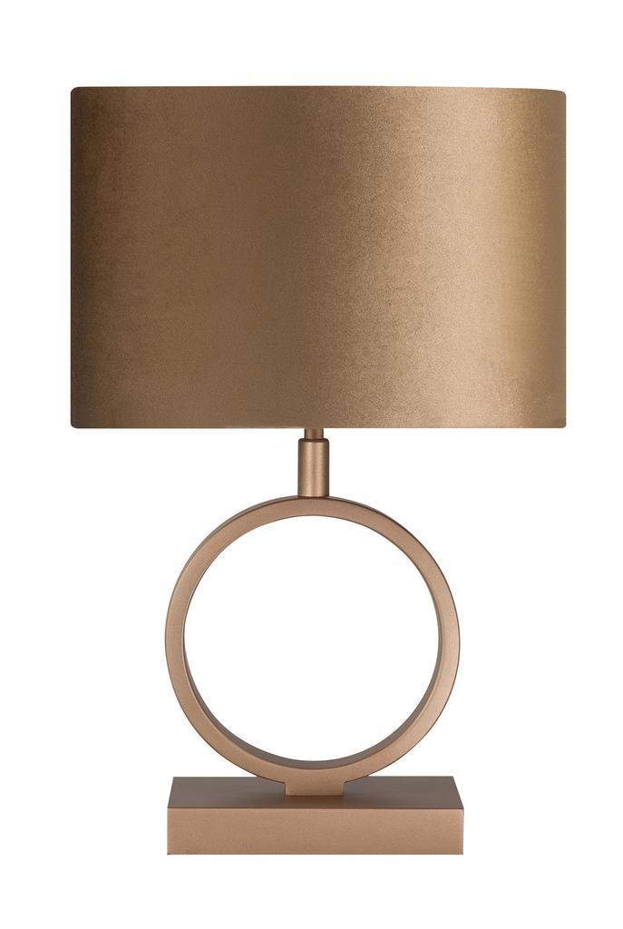 LED Tafellamp poot rond | Messing | Siena | 37,5cm, Huis en Inrichting, Lampen | Tafellampen, Nieuw, Ophalen of Verzenden