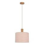 Landelijke hanglamp beige, Kinga, Nieuw, Ophalen of Verzenden, Landelijk, 75 cm of meer
