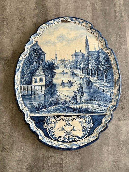 Tichelaar Makkum - Wandbord - Keramiek - 60cm - 5,6 kg, Antiek en Kunst, Antiek | Glas en Kristal