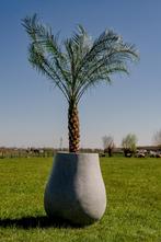 Ash L 71x80 cm Grey, Tuin en Terras, Bloembakken en Plantenbakken, Verzenden, Nieuw, Rond, Beton
