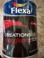 Flexa creations lak hoogglans - wit - 1 liter, Doe-het-zelf en Verbouw, Verf, Beits en Lak, Wit, Nieuw, Ophalen of Verzenden, Lak