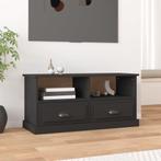 vidaXL Tv-meubel 93x35,5x45 cm bewerkt hout zwart, Huis en Inrichting, Kasten | Televisiemeubels, Nieuw, Verzenden