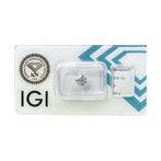 1 pcs Diamant (Natuurlijk) - 0.91 ct - Rond - D (kleurloos), Sieraden, Tassen en Uiterlijk, Edelstenen, Nieuw