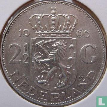 Nederland 2½ gulden 1966 beschikbaar voor biedingen