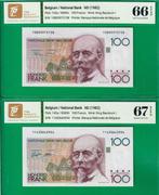 België. - 2 x 100 francs ND(1982) - Pick 142a (Zonder