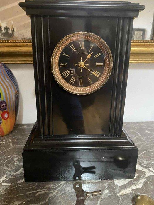 Tafelklok Napoleon III Marmer - 1850-1900, Antiek en Kunst, Antiek | Klokken