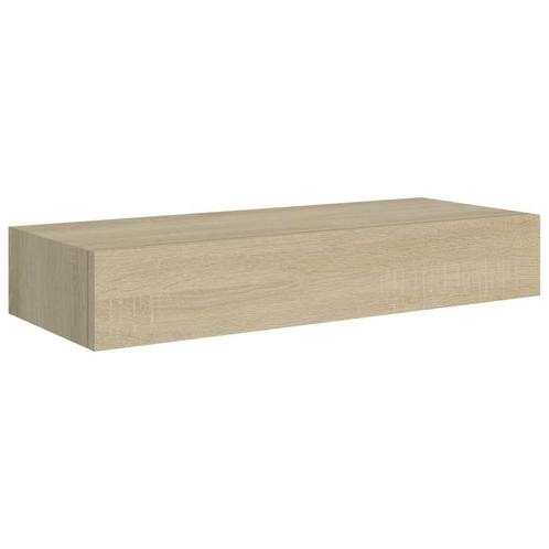 viaXL Wandplank Eiken - Praktisch & Stijlvol - Retourdeal, Huis en Inrichting, Woonaccessoires | Wandplanken en Boekenplanken