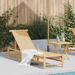 vidaXL Ligbed 55x199x30 cm bamboe, Tuin en Terras, Verzenden, Nieuw