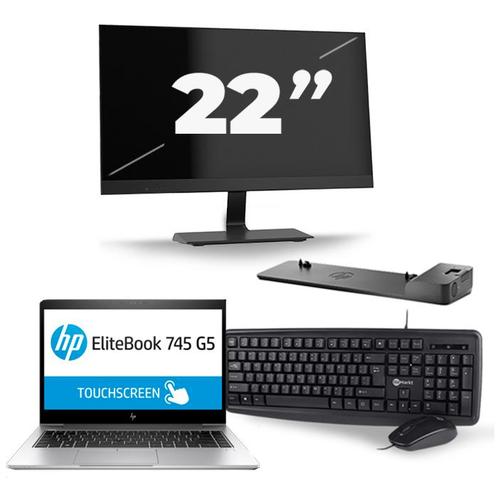 HP EliteBook 745 G5 - AMD Ryzen 7 2700U - 14 inch - 16GB RAM, Computers en Software, Windows Laptops, Zo goed als nieuw, Verzenden