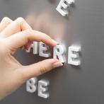 Oacklux Magnetische Letterset Wit – 78 Stuks, Nieuw in verpakking