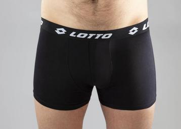 Lotto set van 3 boxers voor mannen - katoen - Kleur ZWART - beschikbaar voor biedingen