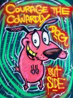 Outside - Courage the cowardly dog - Spraypaint