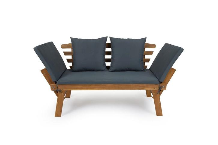 2dekans | Lifa Garden Tuinbank met Ligfunctie - Incl kussens, Tuin en Terras, Tuinsets en Loungesets, Zo goed als nieuw, Ophalen of Verzenden