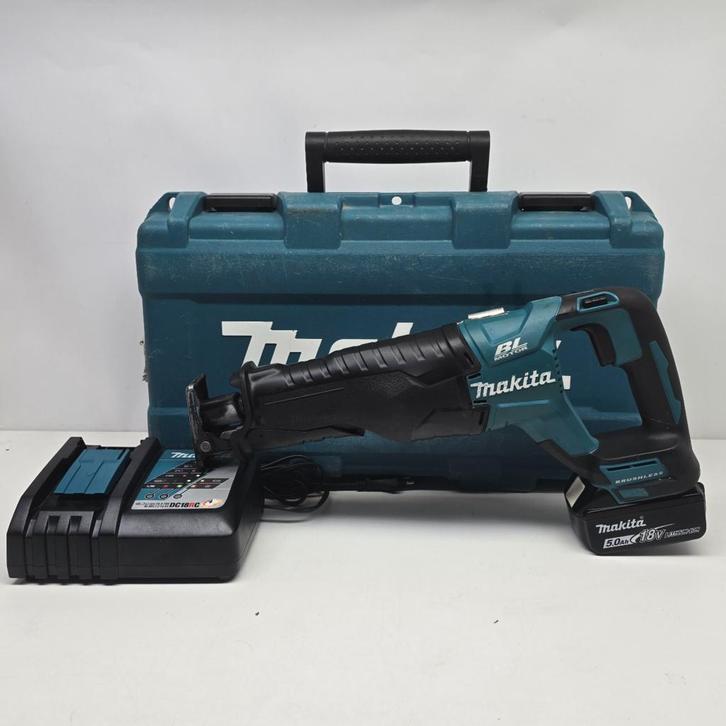 Makita DJR187 Reciprozaag Incl.  Accu + Lader | Nette Staat, Doe-het-zelf en Verbouw, Gereedschap | Zaagmachines, Nieuw, Ophalen of Verzenden
