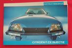 Instructieboekje Citroën CX injectie, Auto diversen, Handleidingen en Instructieboekjes, Verzenden