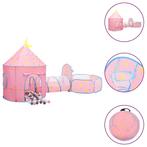 vidaXL Kinderspeeltent met 250 ballen 301x120x128 cm roze, Kinderen en Baby's, Speelgoed | Speeltenten, Verzenden, Nieuw