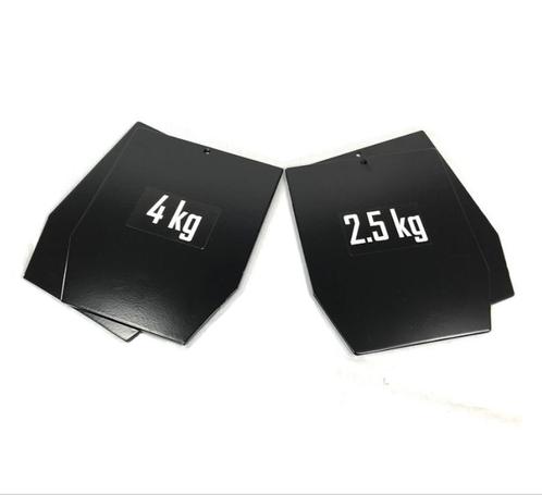 Gewichtsplaten voor Tactical & Trainingsvest - platecarrier, Sport en Fitness, Fitnessmaterialen, Halterschijven, Nieuw, Ophalen of Verzenden