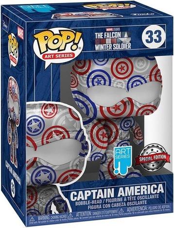 Captain America Funko Pop! Artist Series: Marvel Patriotic