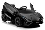 Kinderauto, LAMBORGHINI SIAN zwart met Touchscreen TV scherm, Kinderen en Baby's, Nieuw, Ophalen of Verzenden