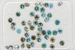 Zonder Minimumprijs - 48 pcs Diamant (Kleurbehandeld) - 0.97, Sieraden, Tassen en Uiterlijk, Edelstenen, Nieuw