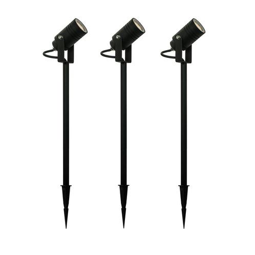 Tuinspot zwart Beamy L set 3 stuks Tuinverlichting Tuinspots, Tuin en Terras, Buitenverlichting, Verzenden