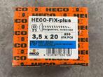 Veiling - 20x Heco spaanplaatschroeven ø3,5x20mm 200-delig, Doe-het-zelf en Verbouw, Nieuw