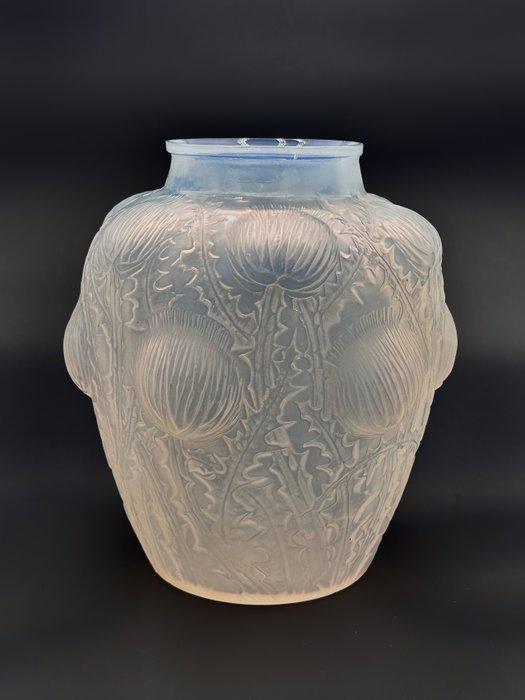 René Lalique - Vaas - R Lalique Domrémy opalescerende vaas, Antiek en Kunst, Antiek | Glas en Kristal