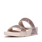 -0% FitFlop  FitFlop Lulu multi-tonal glitter slides  maat 4, Slippers, Verzenden, Nieuw, Roze